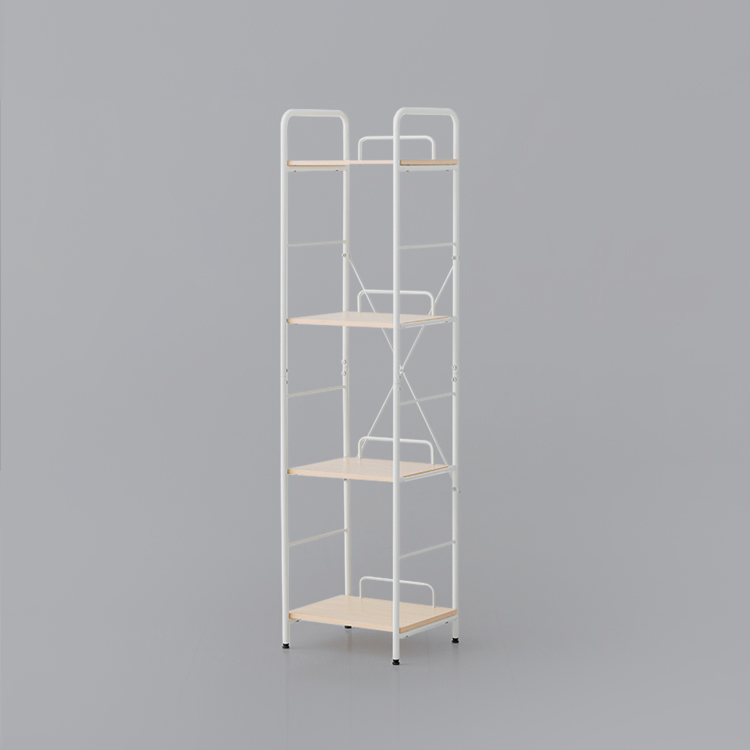 OLLSON 선반 345 좁은 350mmx305mmx1365mm, 4단, 화이트 8135.4937 - 메인 이미지