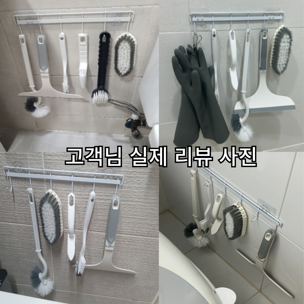 칙칙삭삭 다용도 청소 솔 브러쉬 세트 6개입 이미지 7
