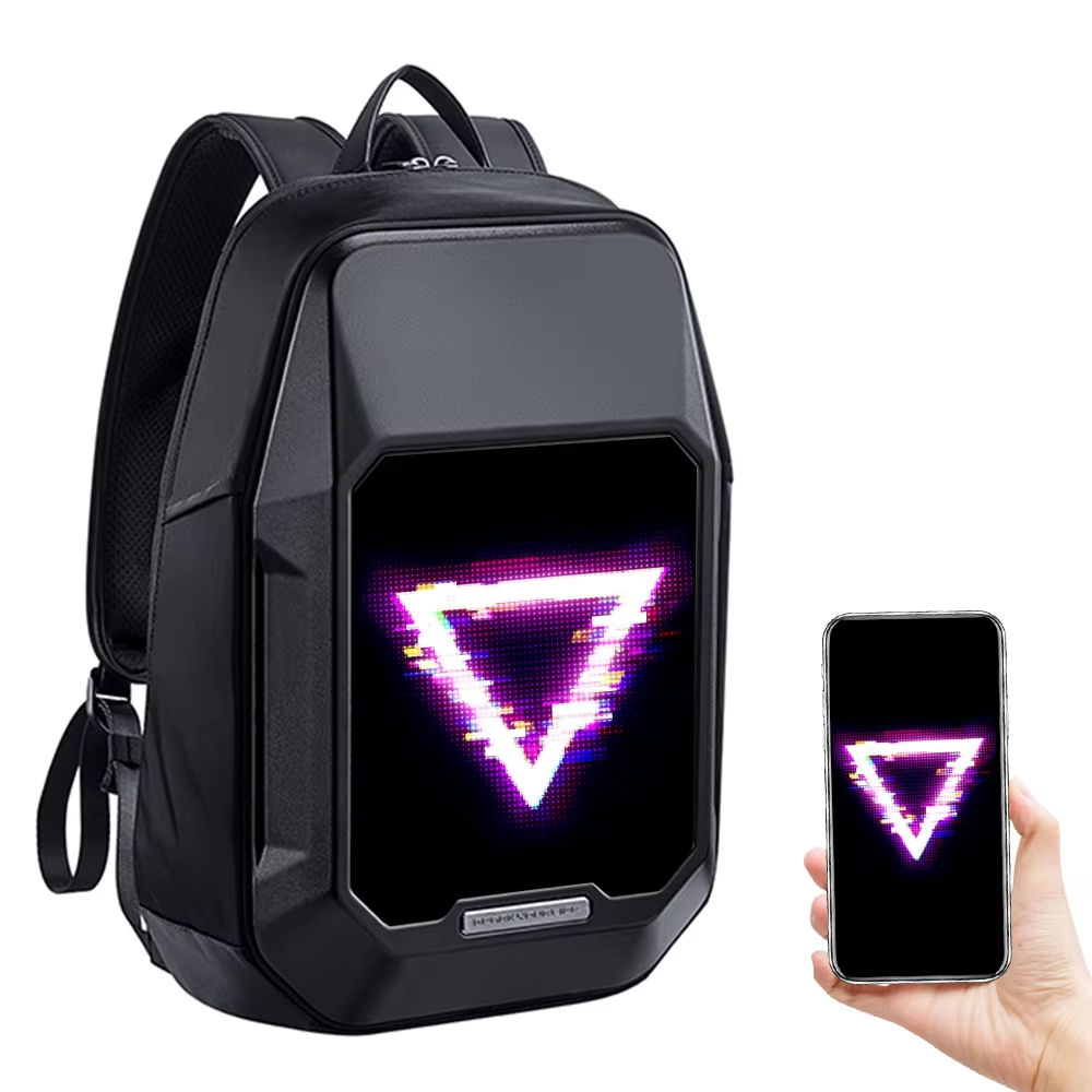 디붐 백팩 Cyberbag 픽셀 아트 LED 스크린 배낭 카메라 노트북 가방 - 상세 이미지 2