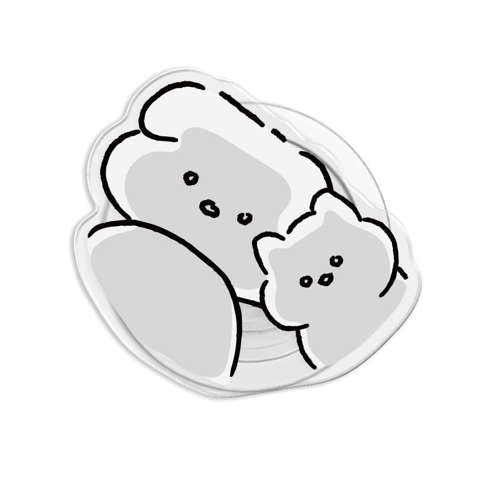 맥세이프 스마트톡 자석 투명 집사야 정신이 드니 - 상품 이미지