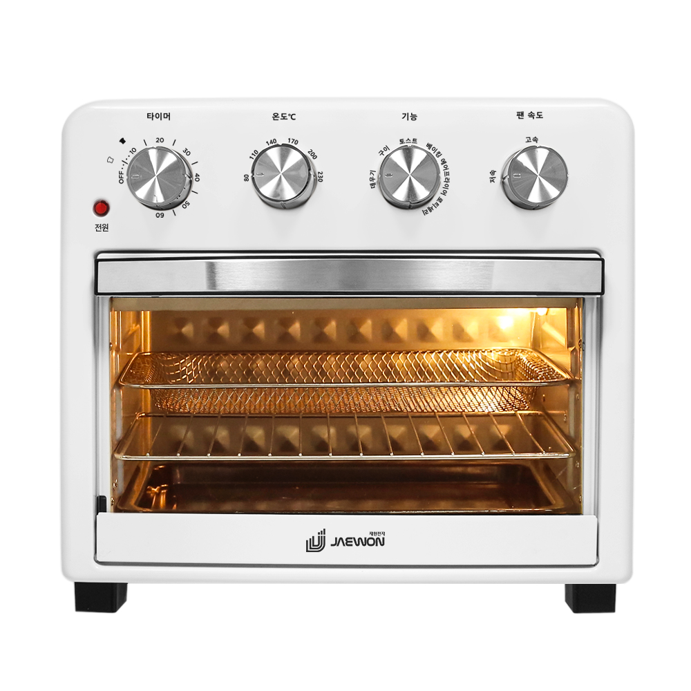 [스텐바스켓드림]재원전자 이지클린 대용량 오븐형 에어프라이어(세척쉬운 바스켓 드림)