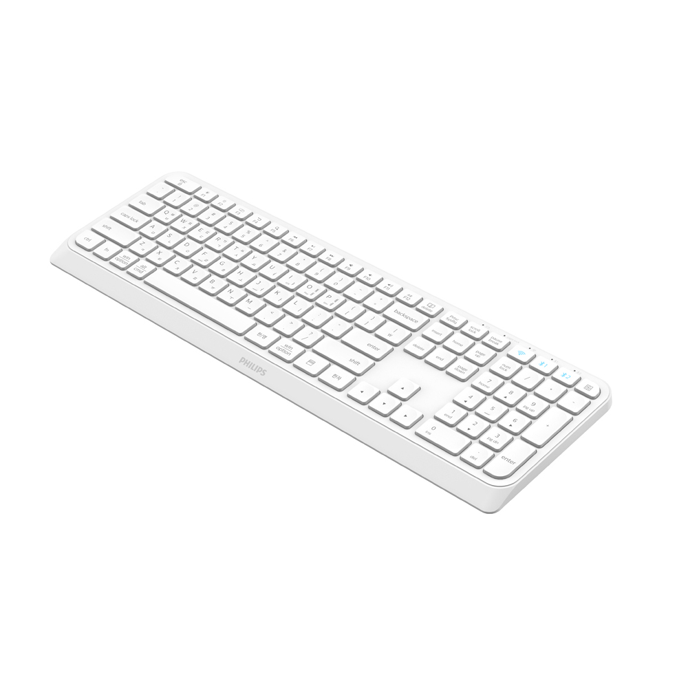 필립스 멀티 페어링 무선 키보드 SPK6407 화이트 이미지 7