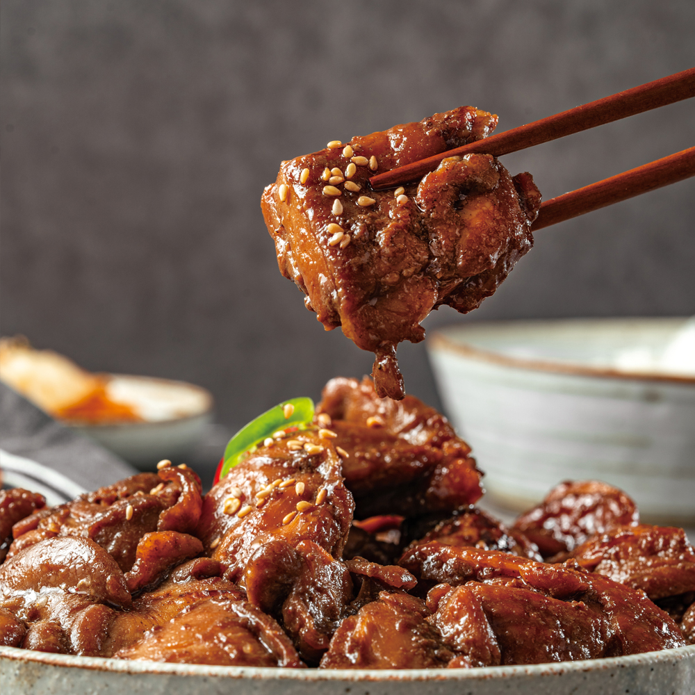 100% 순살 닭다리살 간장찜닭 2팩 혼밥 먹방 간편조리 - 상세 이미지 3