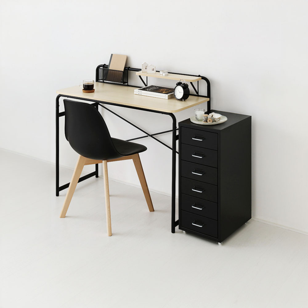 OLLSON 책상 980x460mmx890mm, 올블랙 0872.8882 - 상세 이미지 3