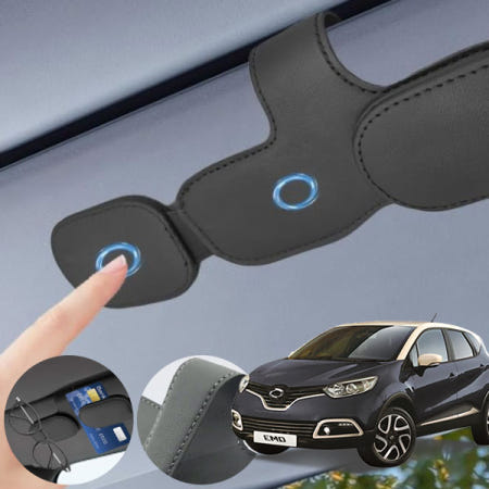 배터리온 QM3 차량용 다기능 자석 홀더 카드수납 안경 선글라스 거치용 블랙 1개