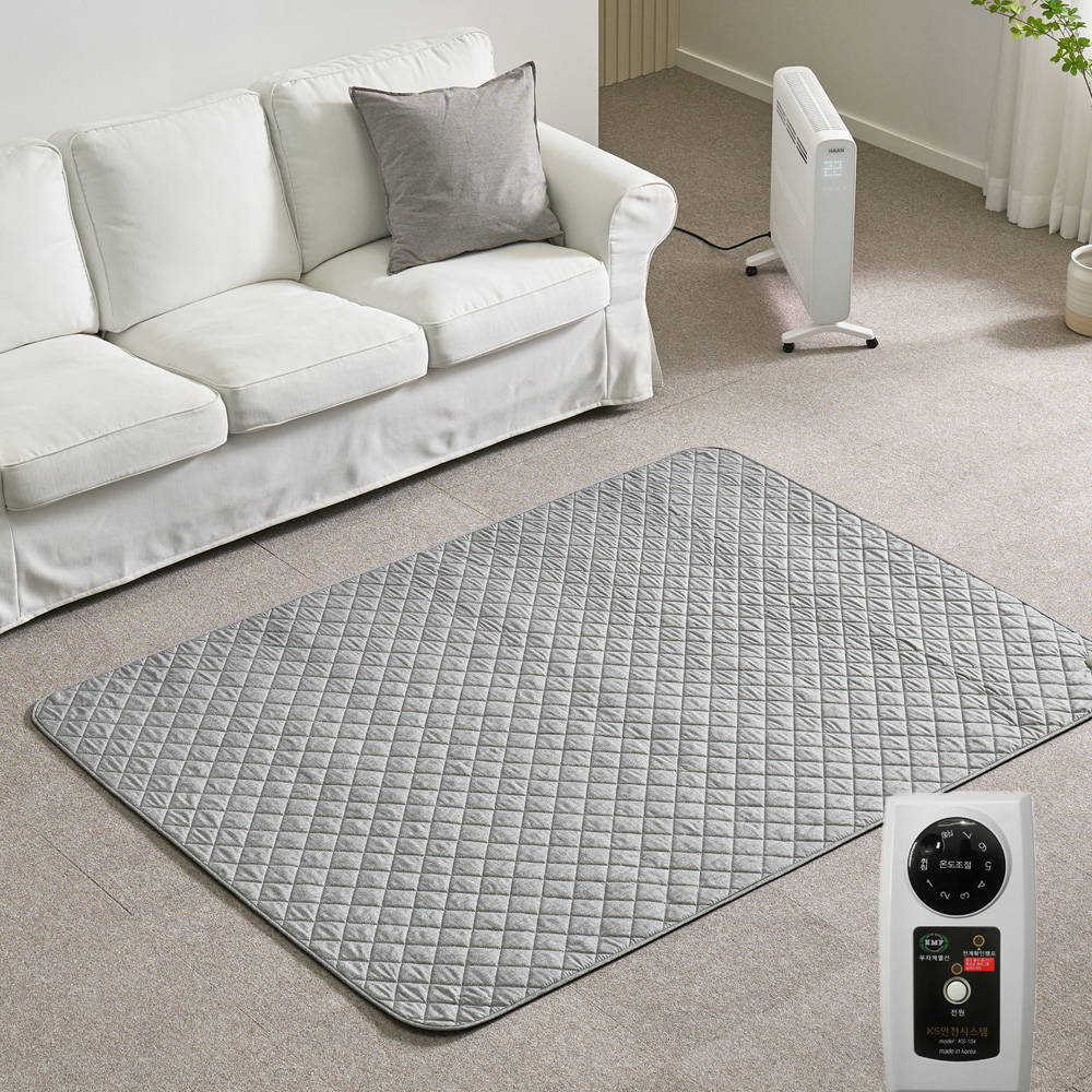 향균 카본 탄소매트 EMF 전자파안심 세미마이크로 2인용 세탁가능 더블