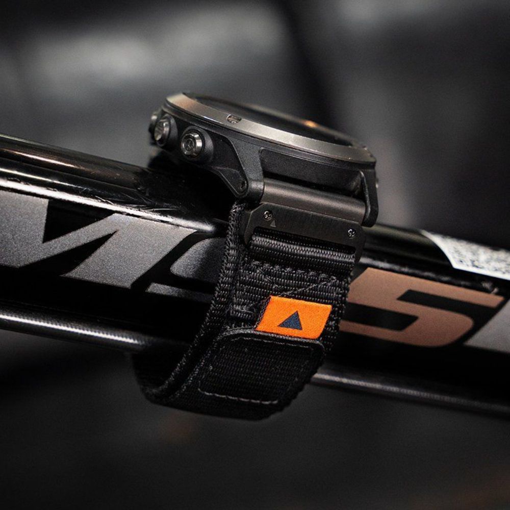 Garmin Fenix8/7 시계에 적합 퀵 릴리스 벨크로 스트랩 Instinct 2S 통기성 및 땀 흡수성 나일론 통합 고급 블랙 통기성 Fenix8 다이얼 51mm 26MM - 상세 이미지 5