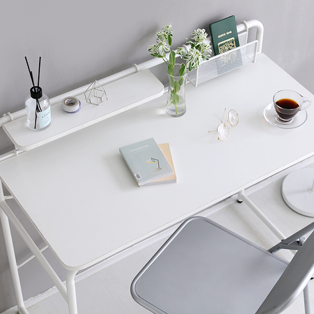 OLLSON 책상 980x460x890mm, 올화이트 7440.2510