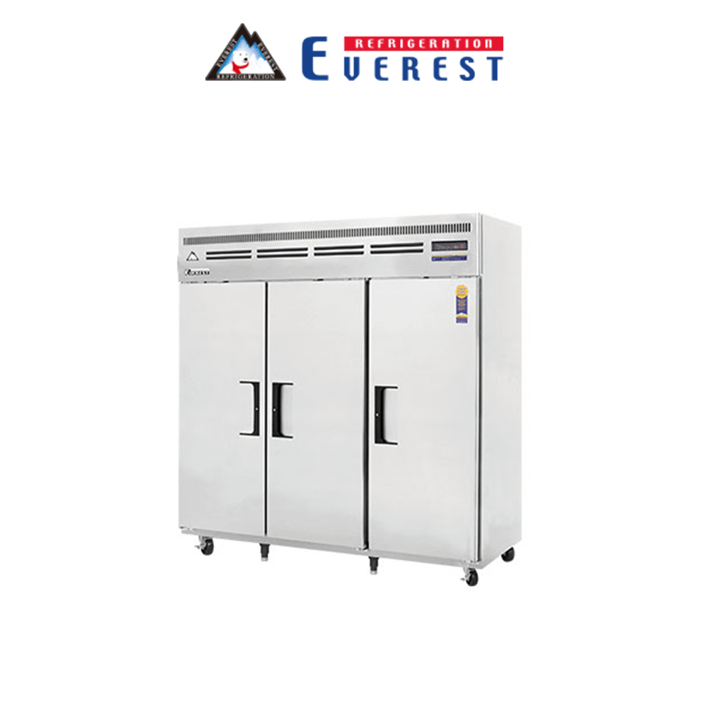 부성 65박스 1/3냉동 장도어 업소용 냉장고 간냉식 B190-3RRFS-E