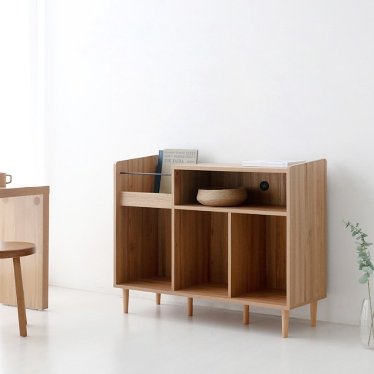 CAMIU 수납장 5칸 SHM90114 1135x400x900mm, 2단, 캄포어베니어 7268.3633 - 상세 이미지 5