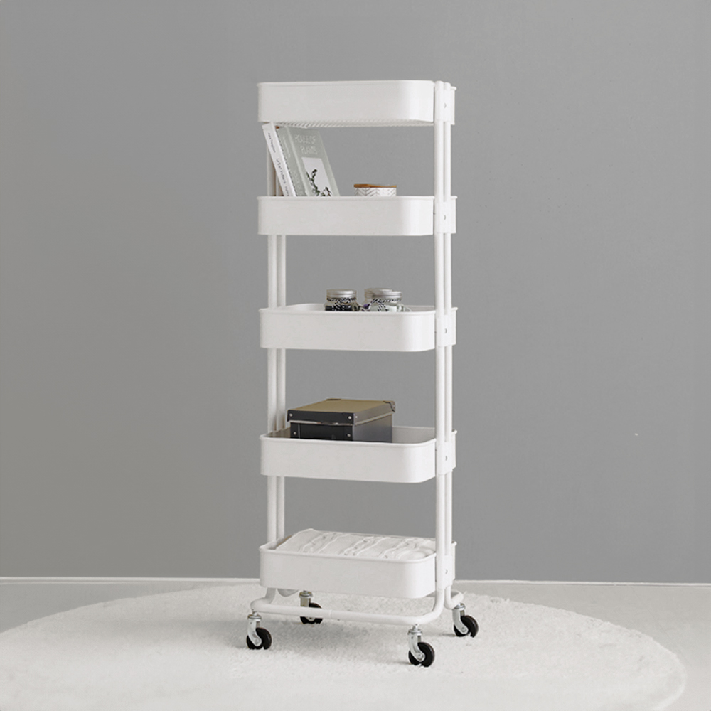 롬비 트롤리 카트 5단 화이트 2070.0108