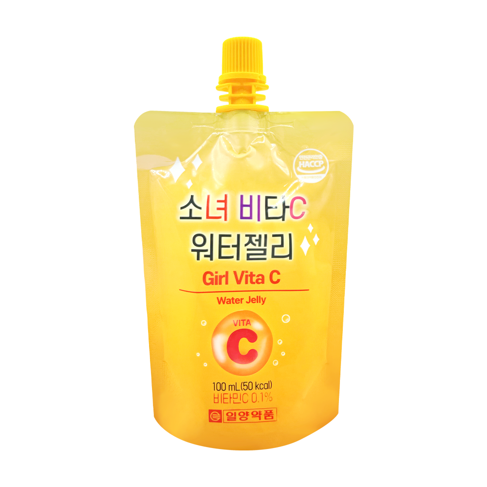 일양약품 소녀 석류 워터젤리 100ml 10포 어린이 비타민 간식 건강음료 파우치 - 상세 이미지 3