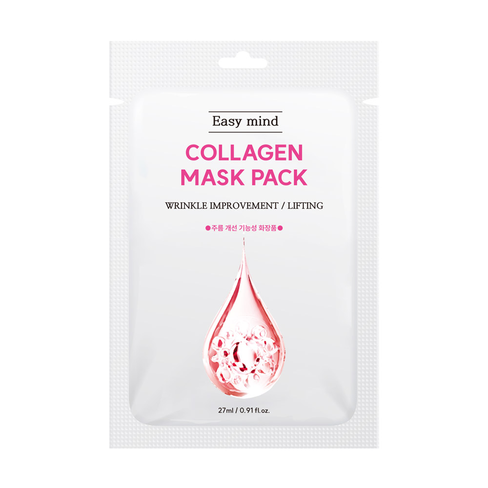 이지마인드 마스크팩 콜라겐 비타민 티트리 알로에 히알루론 혼합 50매(각10매) 1일1팩 얼굴팩 리프팅팩 수분팩 비건 이미지 2
