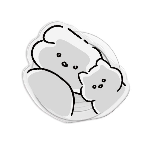 맥세이프 스마트톡 자석 투명 집사야 정신이 드니 - 상세 이미지 2