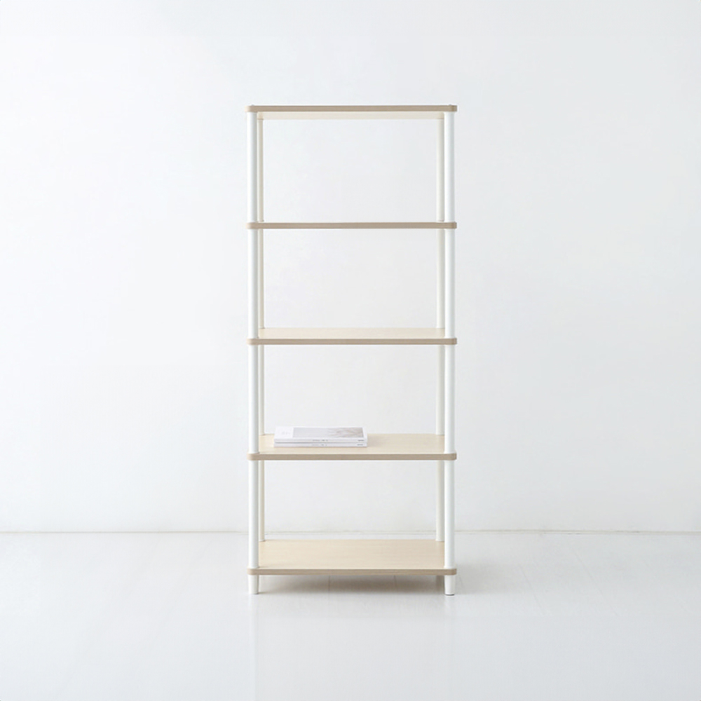 OLLSON 선반 600 넓은 600mmx400mmx1425mm, 5단, 화이트 8637.9298 - 메인 이미지