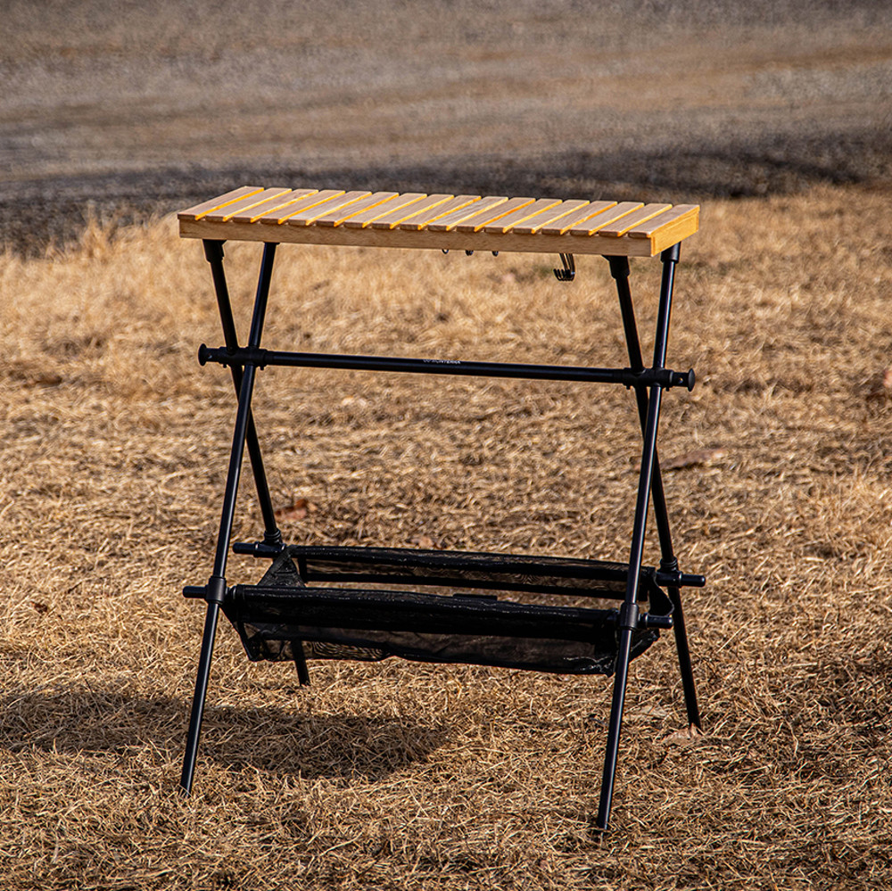 몬테라 이음 행어 원목 우드 선반 내츄럴 상판