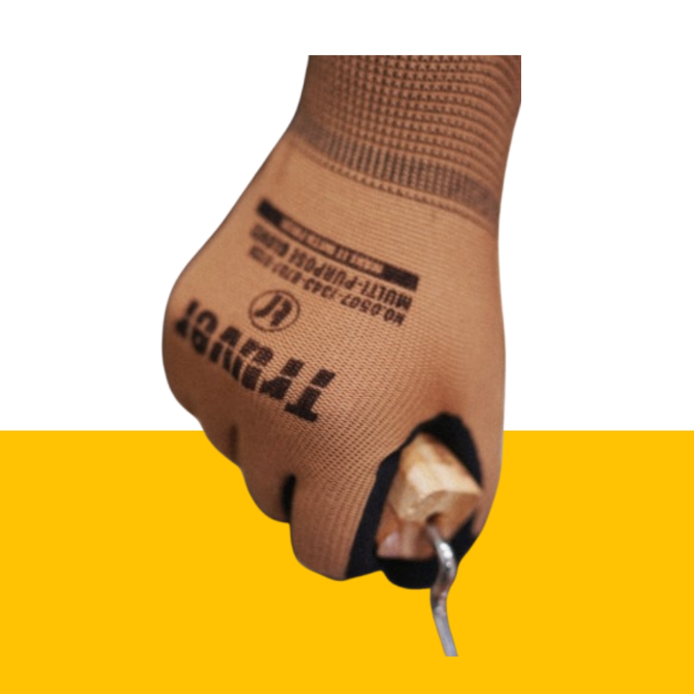 트루버 캠핑 장갑 글러브 코팅 작업용 안전 반코팅 작업용 스마트폰 터치 장갑