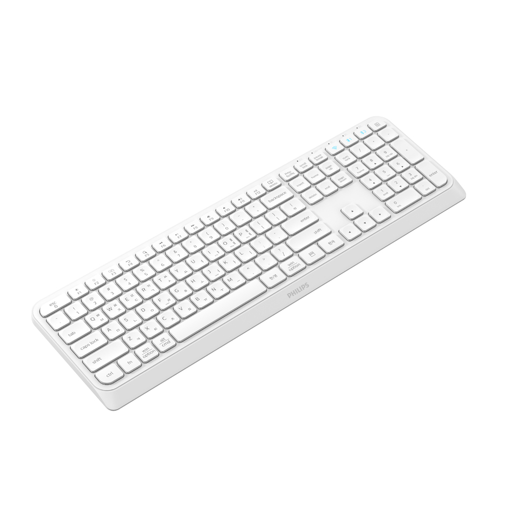 필립스 멀티 페어링 무선 키보드 SPK6407 화이트 이미지 6