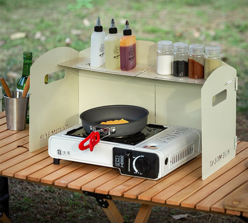 구이바다 캠핑 버너 바람막이 4폴딩 버너가림막