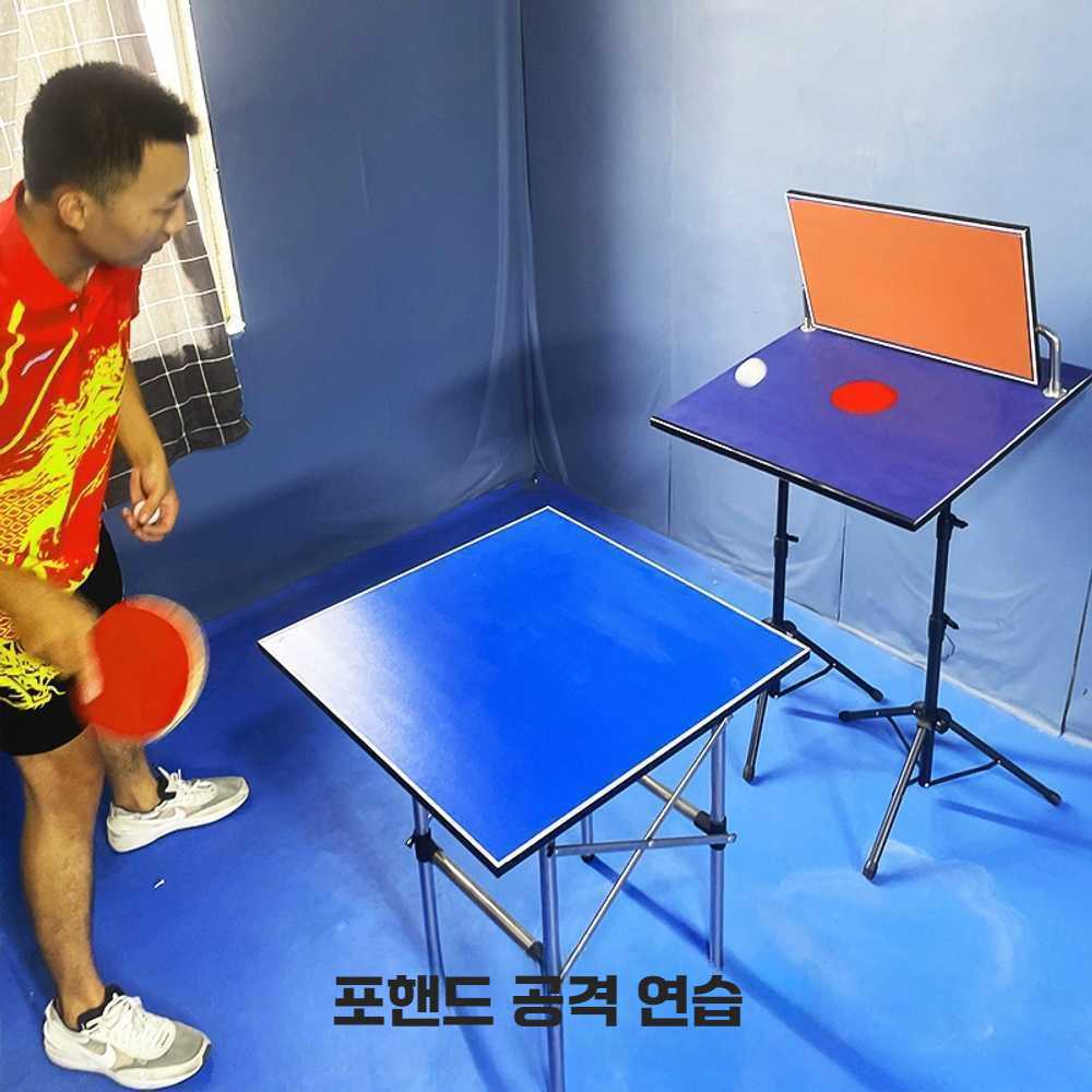 셀프탁구연습기 리턴보드 휴대용 접이식 실내 서브 탁구 8세대 캐치 테이블+캐치 트레이 - 상세 이미지 2