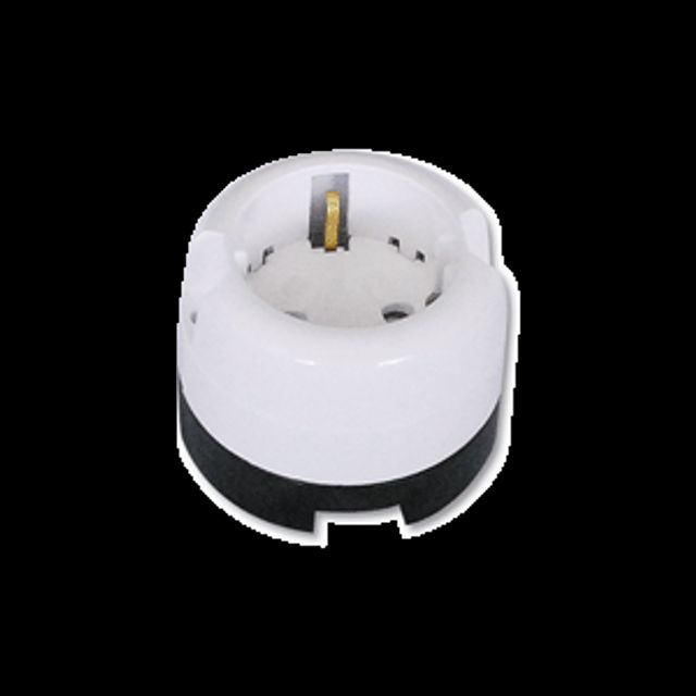 동방 노출용원형콘센트 DBC-301G 1구(접지형) (10)EA : 지나상회