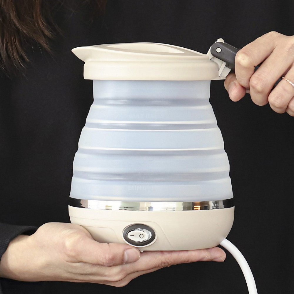 휴대용 폴딩 전기포트 미니 접는주전자 분유 커피 접이식 자바라 여행 캠핑 컵라면물