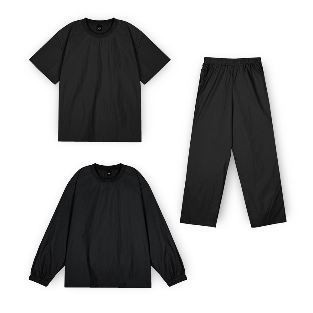 [무지 시험복] 털어웨이 방수 나일론 반팔 긴팔 조거 팬츠 애견 미용 가운 미용사 제품 이미지