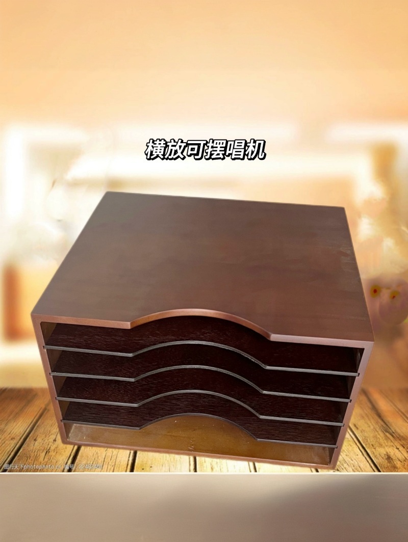 LP보관함 진열장 거치대 LP수납 수납장 엘피 선반 장식장 보관 정리함 턴테이블 - 상세 이미지 3