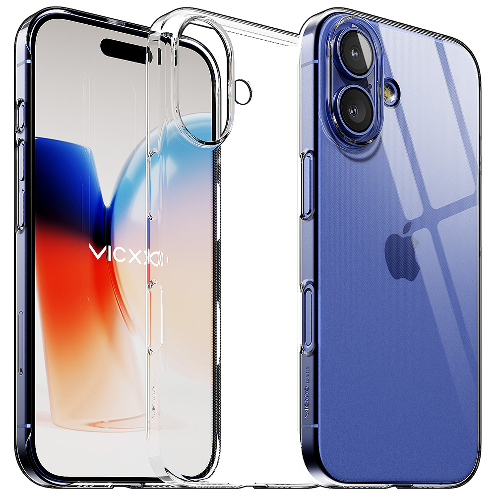 빅쏘 초슬림 변색없는 클리어 케이스 투명, 아이폰16 플러스