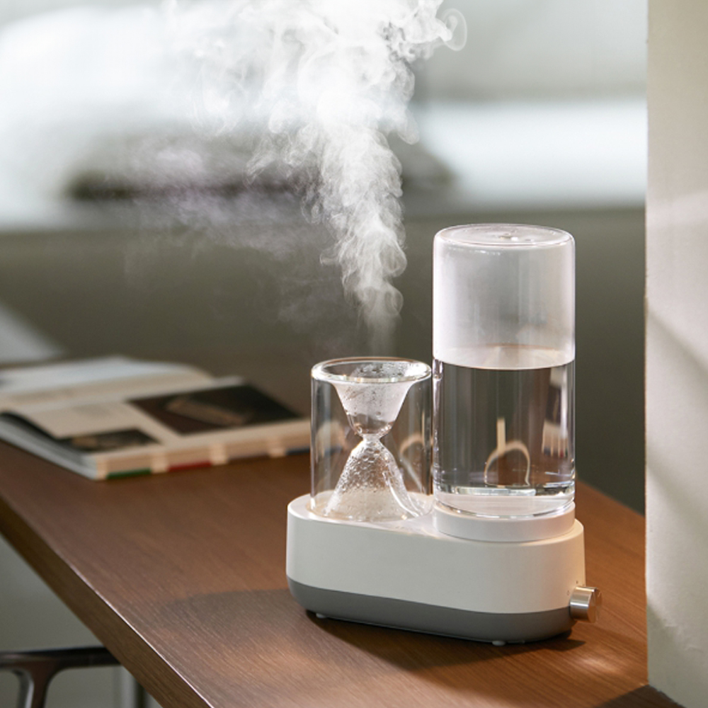 르젠 가열식 가습기 모래시계형 인테리어 디자인