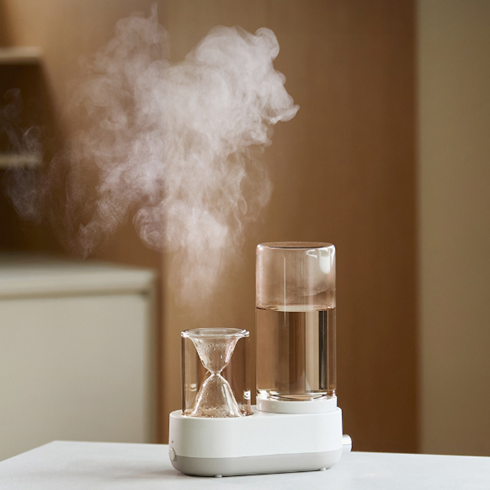 르젠 가열식 가습기 모래시계형 인테리어 디자인