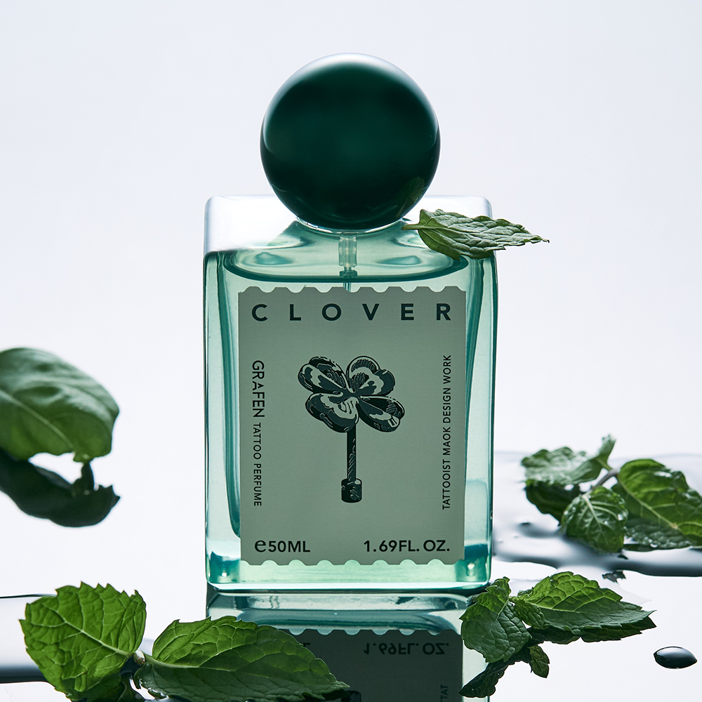 [기프트케이스증정] 그라펜 8시간지속 타투 퍼퓸 클로버(바질그린/싱그러움), 50ml, 1개 - 상세 이미지 3