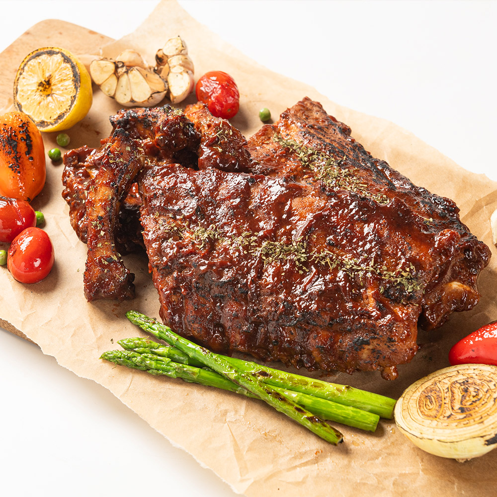 바베큐 폭립 500g 쪽갈비 등갈비 캠핑음식