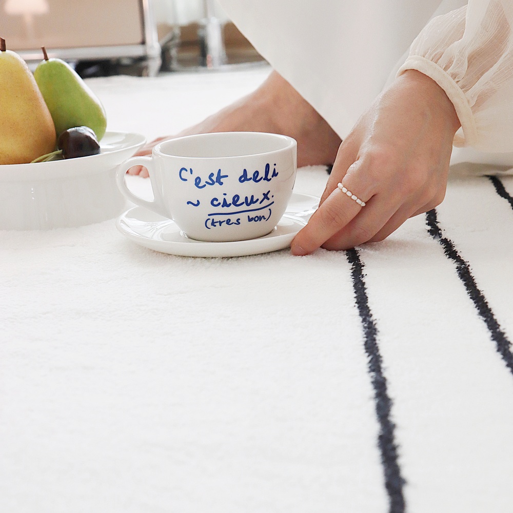 채우다공간 거실 단모 대형 먼지없는 워셔블 러그 카페트 80x120