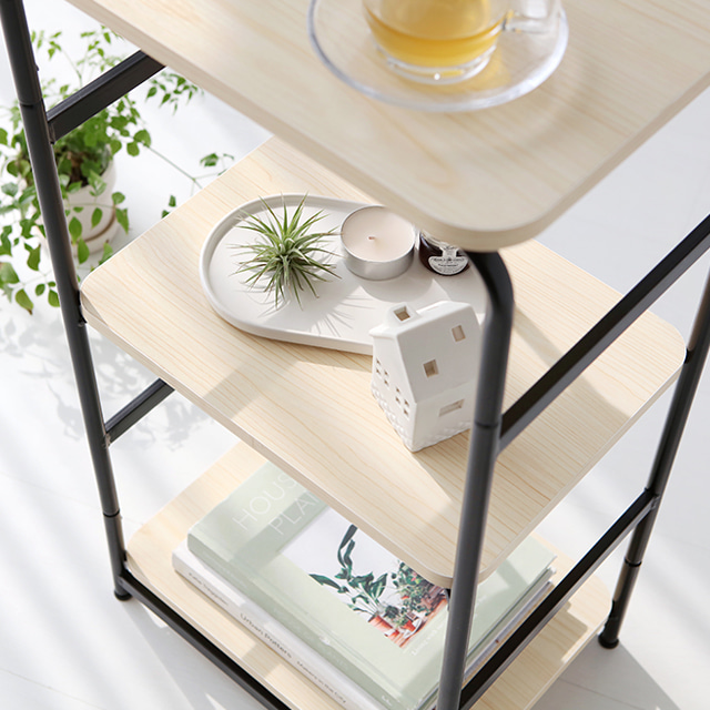 OLLSON 선반 395mmx285mmx880mm, 3단, 블랙 7968.0977 - 상세 이미지 5