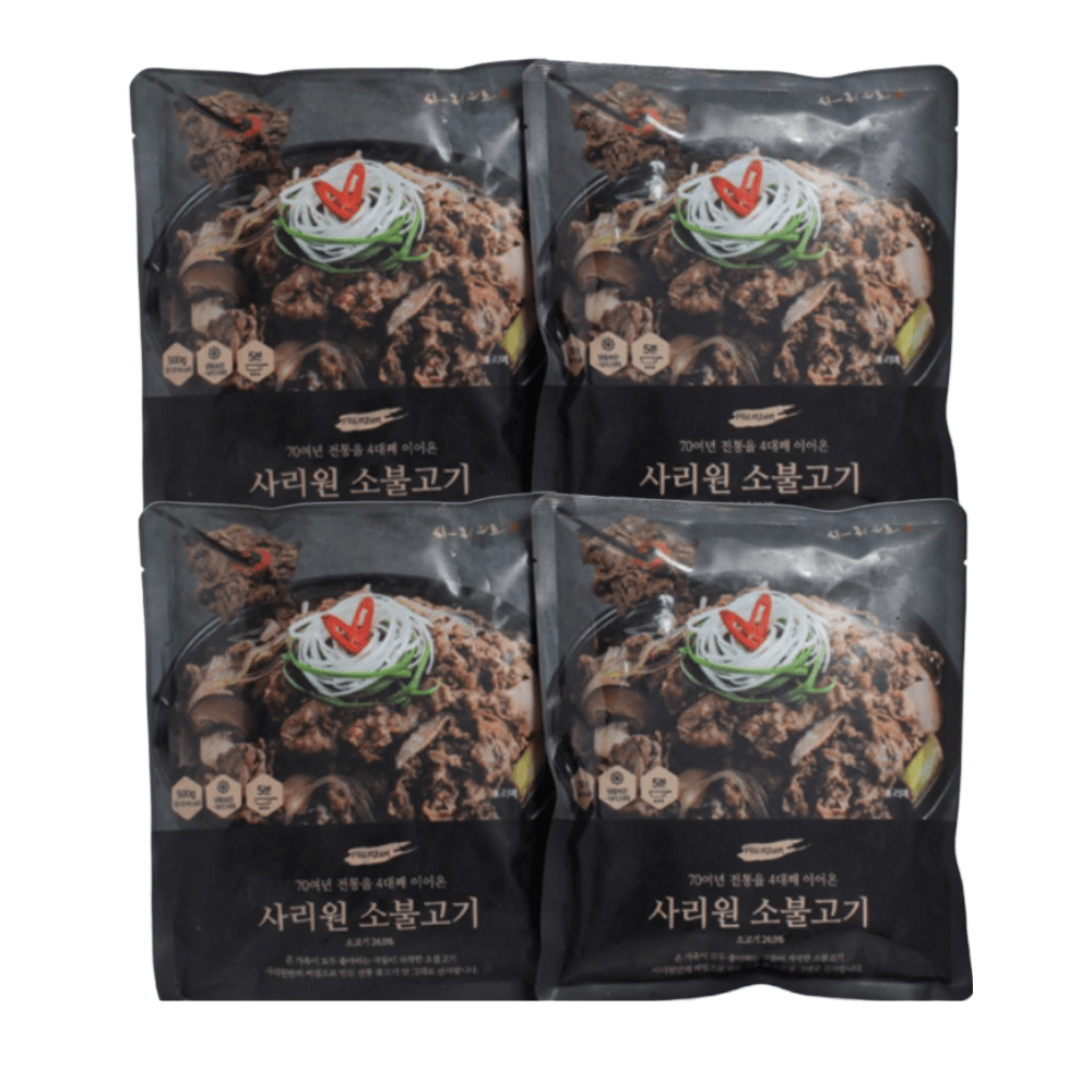 사리원 소불고기 달큰 짭짤한 소불고기 500g 4팩 : 광수네컴퍼니