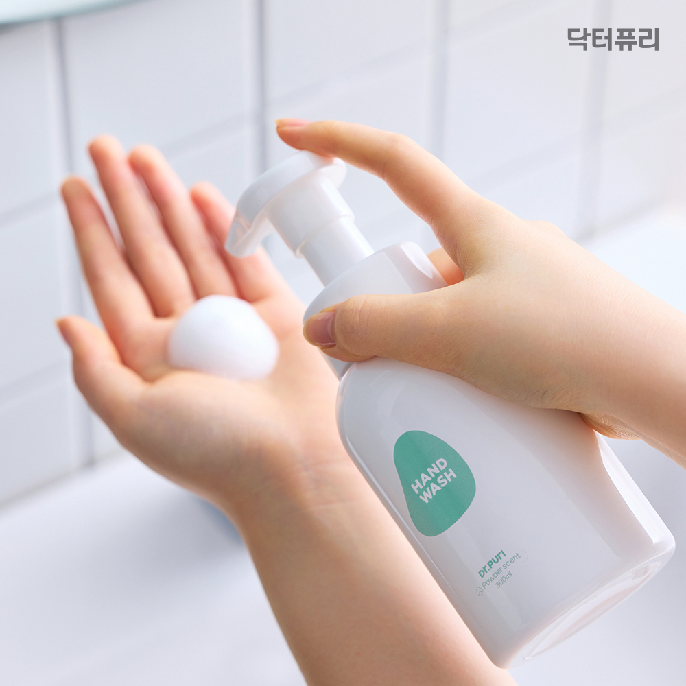 닥터퓨리 핸드워시 리필 파우치 파우더향 알러젠프리 250ml, 3개 - 상세 이미지 2