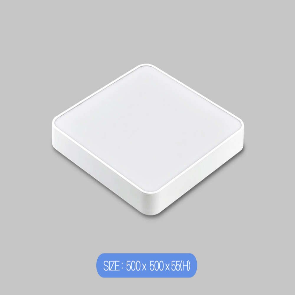 KC 시스템방등 LED 사각 안 방등 전등 60W, 주광색