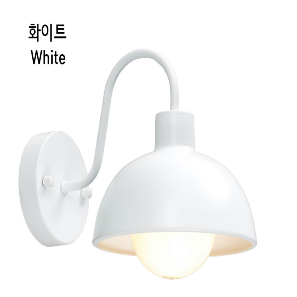 안방벽등 LED 거실 침실 모던 포인트 갓 벽등 벽부등 블랙 - 상세 이미지 3
