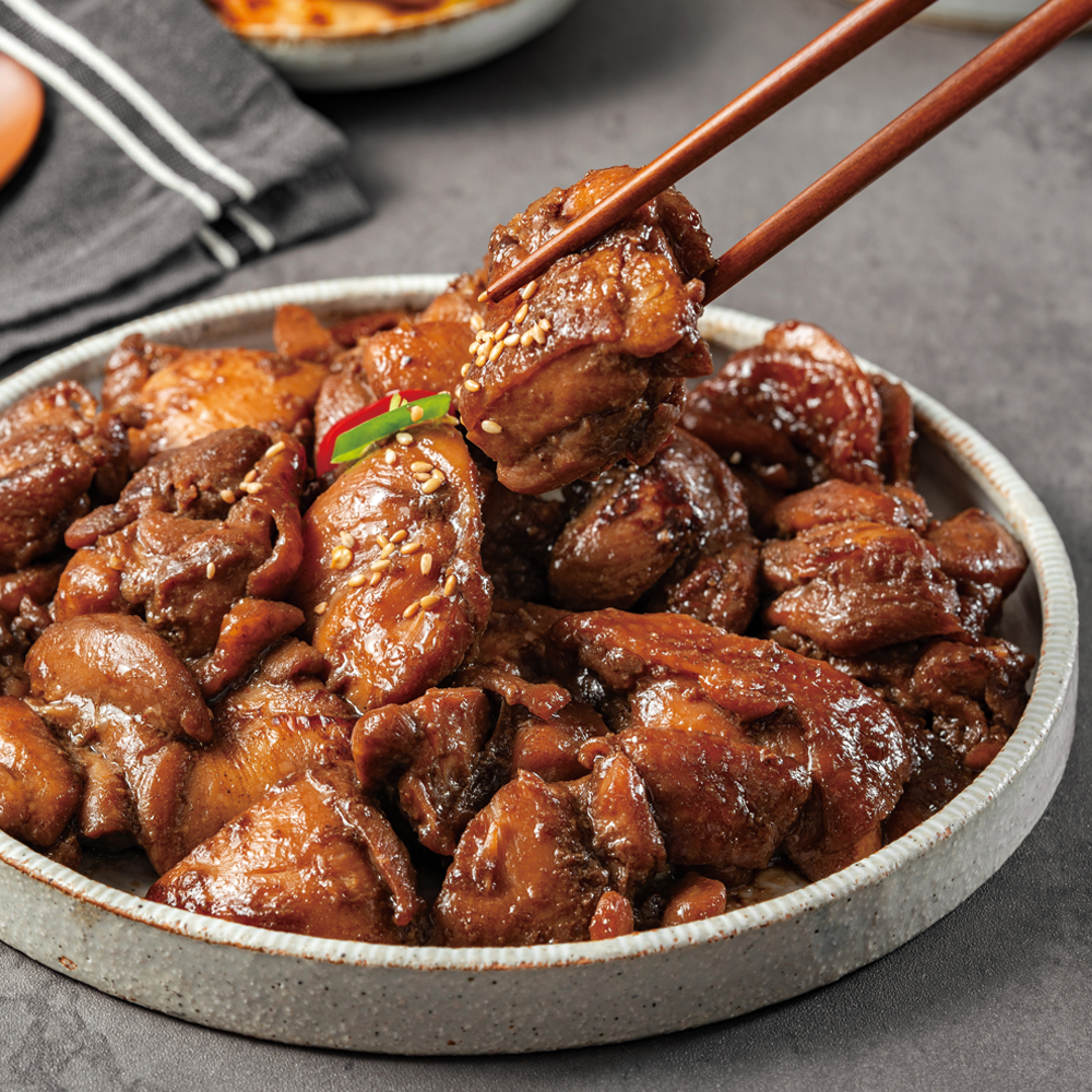 100% 순살 닭다리살 간장찜닭 2팩 혼밥 먹방 간편조리 - 상세 이미지 5
