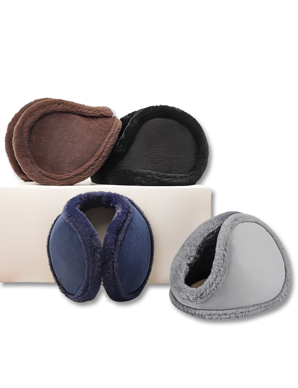 키즈 아동 어린이 남아 초등 학생 주니어 성인 여아 겨울 방한 털 귀도리 귀마개 - 상품 이미지