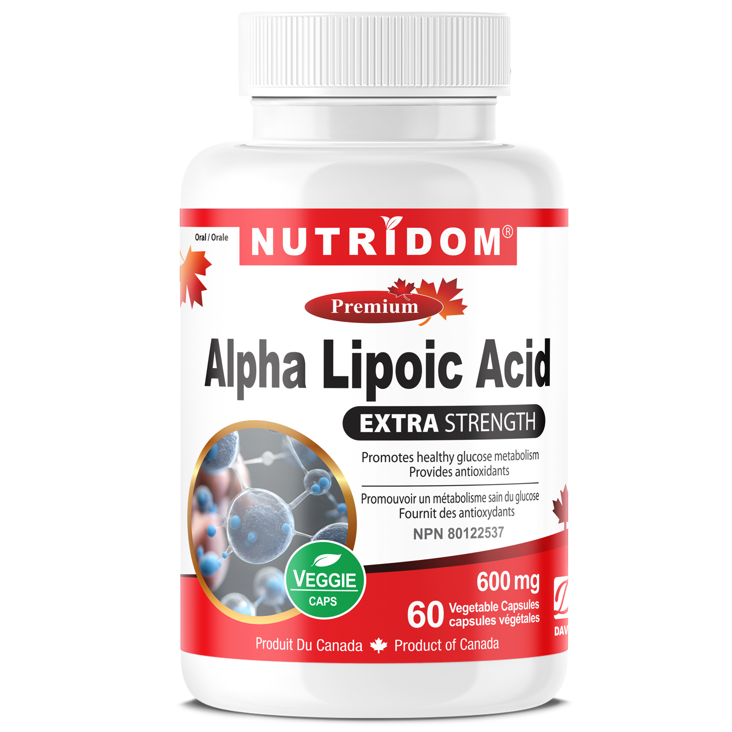 (3팩세트) 뉴트리돔 알파리포산 알리포산 ALA 600mg 60캡슐 N291 이미지 6