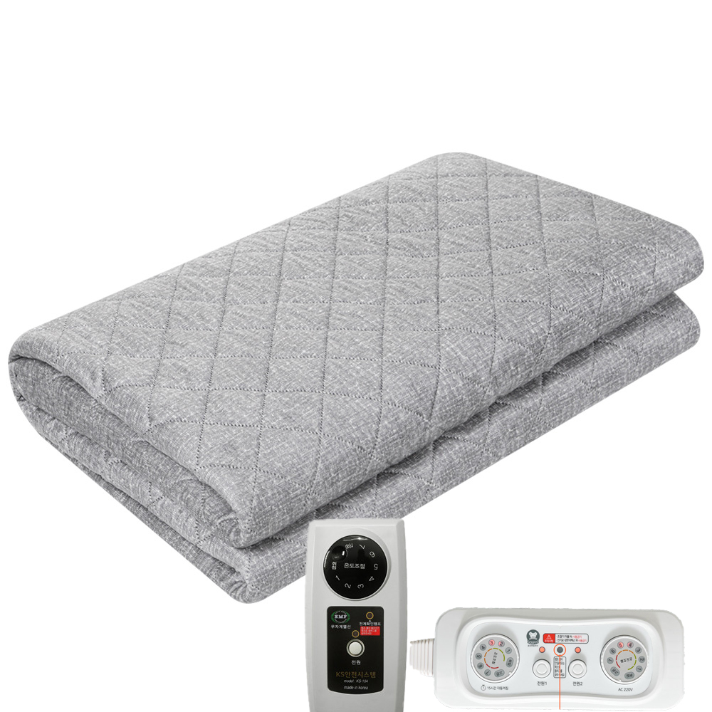 향균 카본 탄소매트 EMF 전자파안심 세미마이크로 2인용 세탁가능 더블