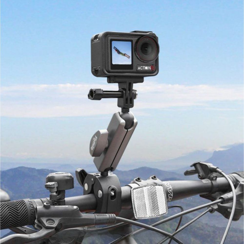 DJI 액션5프로 액션캠 라이딩 자전거 오토바이 클립 거치대 - 상품 이미지