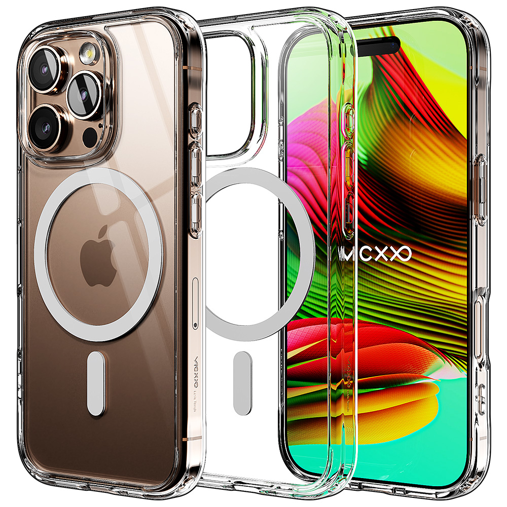 빅쏘 하드 범퍼 맥세이프 케이스 투명, 아이폰16 프로 맥스