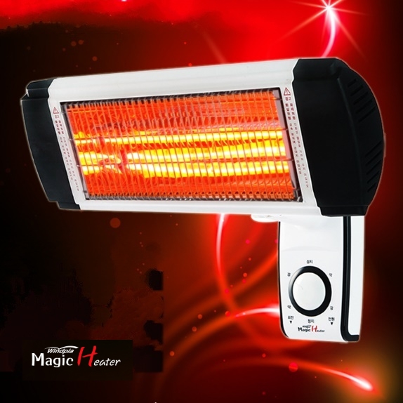 매직 벽걸이 히터 욕실용 히터 에코 전기 히터 화장실 온열기