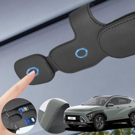 배터리온 코나(23~)SX2 차량용 다기능 자석 홀더 카드수납 안경 선글라스 거치용 블랙 1개