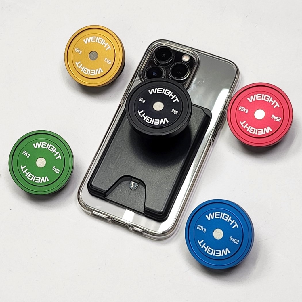 [리뉴얼] 위씨 We.C 헬스 원판 맥세이프 스마트톡 핸드폰 악세사리 자석 거치대 핑거 링 아이폰