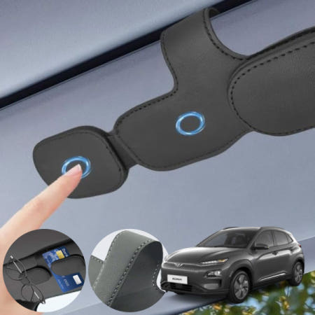 배터리온 코나 일렉트릭 차량용 다기능 자석 홀더 카드수납 안경 선글라스 거치용 블랙 1개