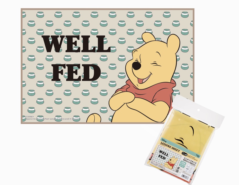 곰돌이푸 돗자리 1인용 미니 소풍 초등 어린이